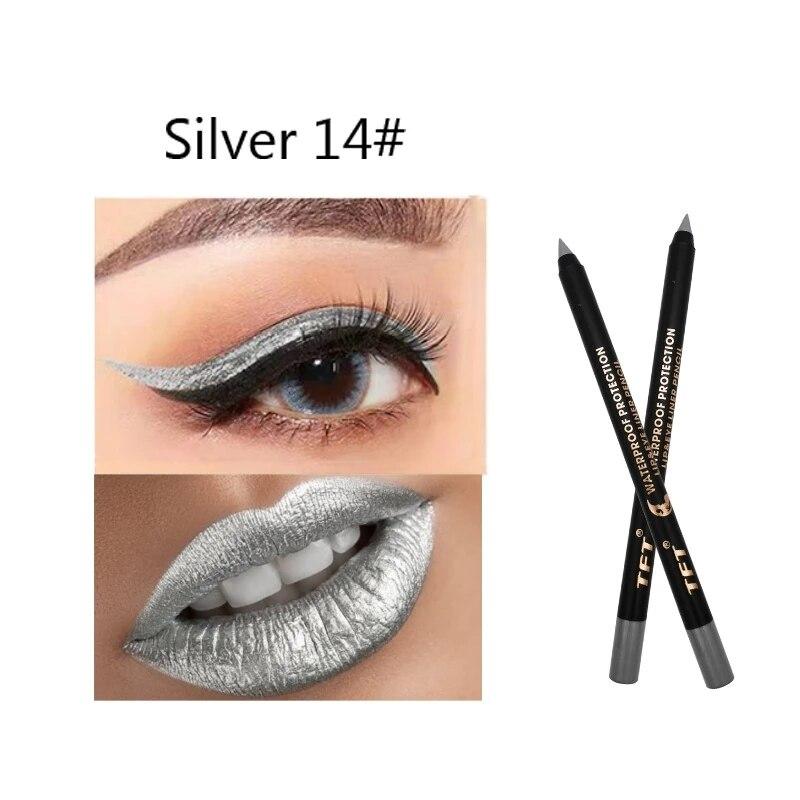 Long lasting Lipliner Pencil 15 Colors Make up Lip Cosmetic Matte Soft Lip Liner Stick As Eyeliner Pen For Women's Makeup Korean
