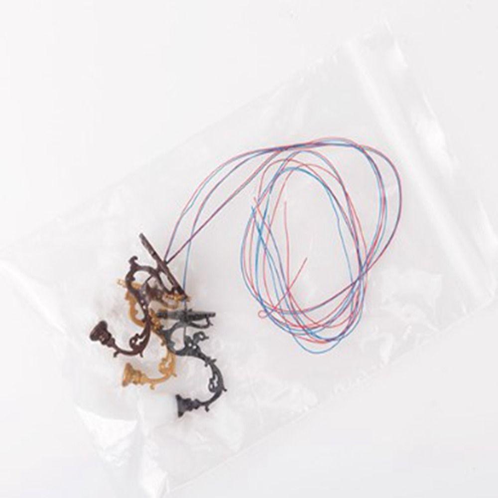 ABS Metal Material Dollhouse Wall Lamp 12V Garden Yard Led Light New White/Warm Light Model