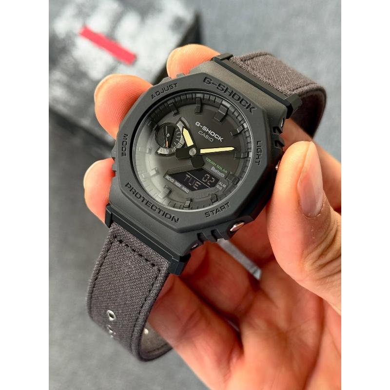 16mm Soft Bracelet for Casio G-SHOCK Canvas Watch Strap DW-5600BBN GW-M5610 GA100/110 22mm Nylon Watch Band