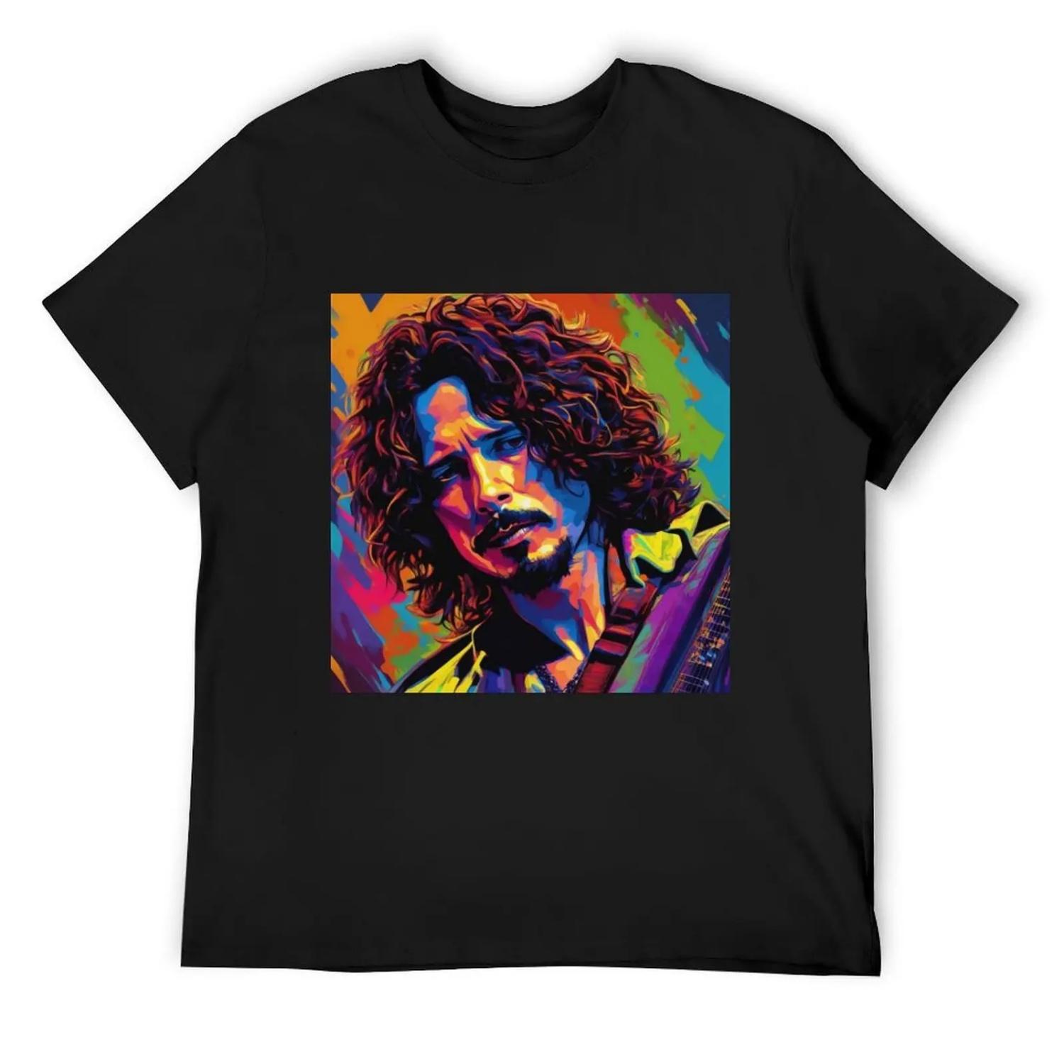 Chris Cornell T-Shirt S чёрный