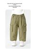European Boys' Fleece-Lined Workwear Pants - Autumn/Winter 2025 New Collection for Toddlers and Children