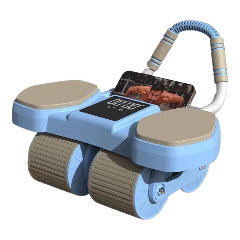 Smart Automatic Rebound 4-Wheel Ab Roller