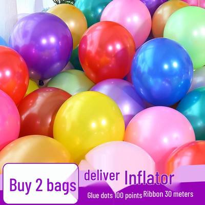 Globos Coloridos Surtidos - 100 Piezas para Bodas, Fiestas y Cumpleaños Infantiles