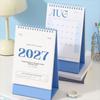 Blue Desk Calendar Korean Style Planner Calendar New Coil Calendar  Student Planning