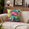 Kids Trolls Cushion Cover Cushion Cover Set 4Pcs 50x50 45x45 40x40 Pillowcase Decorative Sofa Home Decor