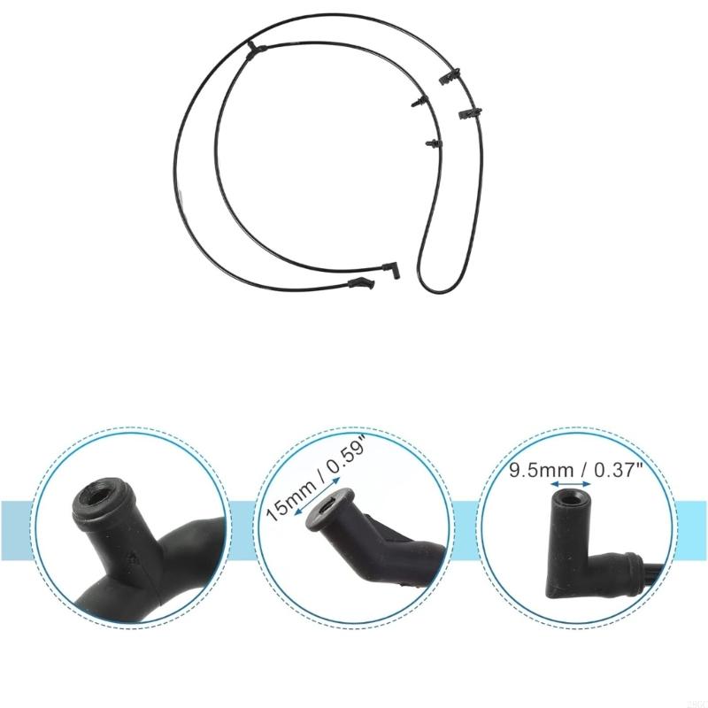 

28GC Car Front Windshield Washer Nozzle Hose for 2011-2015 55079200AD 55079200AB 55079200AC Washer Nozzle Tube Pipe CN