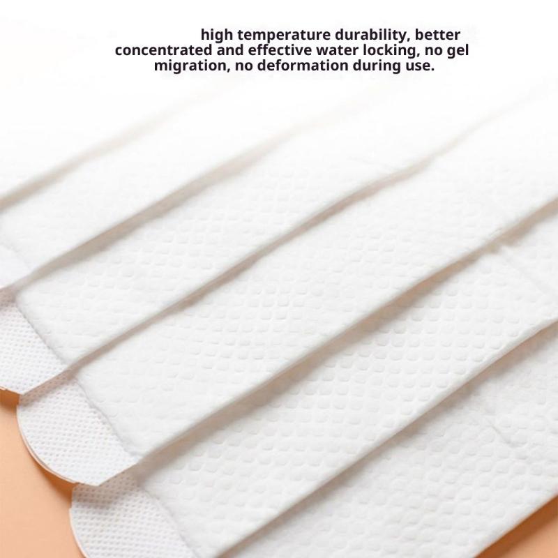 50Pcs Invisible Sweat Absorption Strips Breathable Adhesive Hat Liners Sweatband for Baseball Caps Shirt Clothing Collar