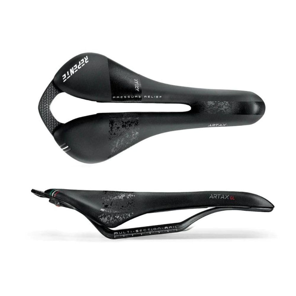 

Repente Artax GL Black Matte Bicycle 275mm x 132mm compatible Saddle, (RLS model)