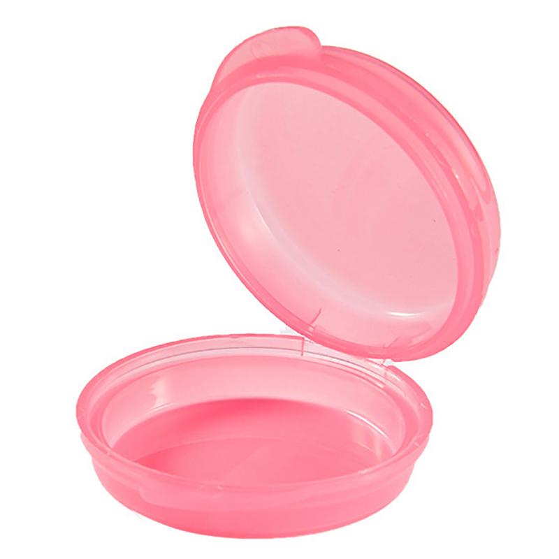 

1 шт. Мини круглая пластиковая коробка Коробка для хранения таблеток и украшений Контейнер Коробка для хранения Портативная дорожная коробка для хранения розовый