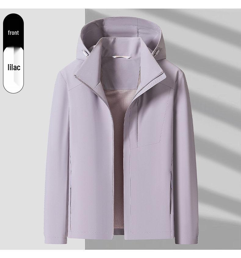 Unisex Trendy Thin Hooded Cropped Jacket for Spring/Autumn - Versatile Outdoor Couple Style
