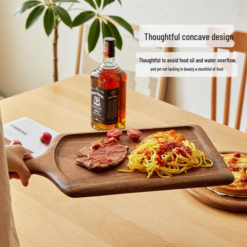 Solid Wood Serving Plate & Tray