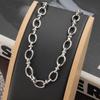 Trendy Titanium Steel Handmade Unisex Clavicle Necklace - Fashionable and Versatile Design