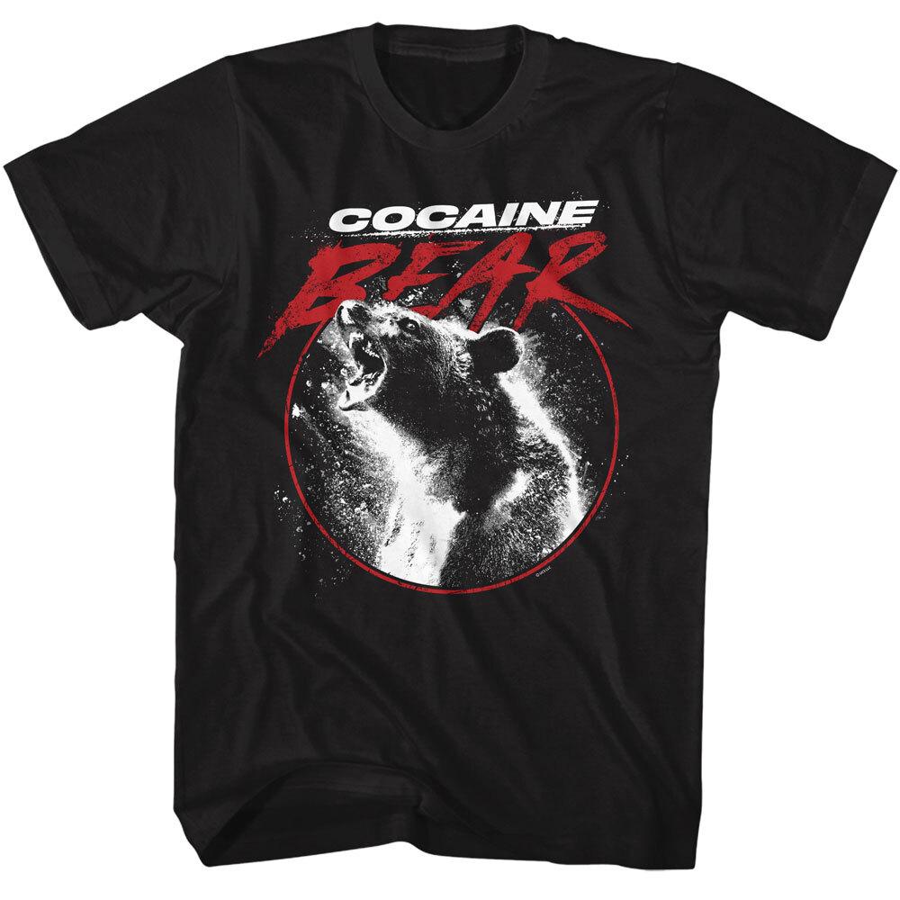 

Cocaine Bear Coked Out Circle Photo Comedic Horror Movie Merch Men s T Shirt Unisex T-Shirt L