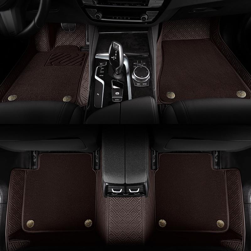 

Volkswagen Magotan 2020 & 12-19 B7/B8 Коврики на пол с полным покрытием Single Layer Custom красный