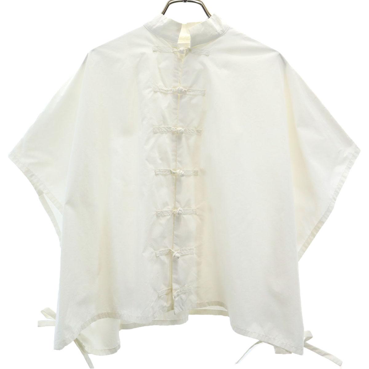 

FACETASM сделано в Японии Рубашка с коротким рукавом и воротником-стойкой Белая система Женская Б/У