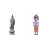 Guan Yin Kabuki Geisha Figurine Female Buddha Resin Statue Japanese Kimono Doll Traditional Gifts