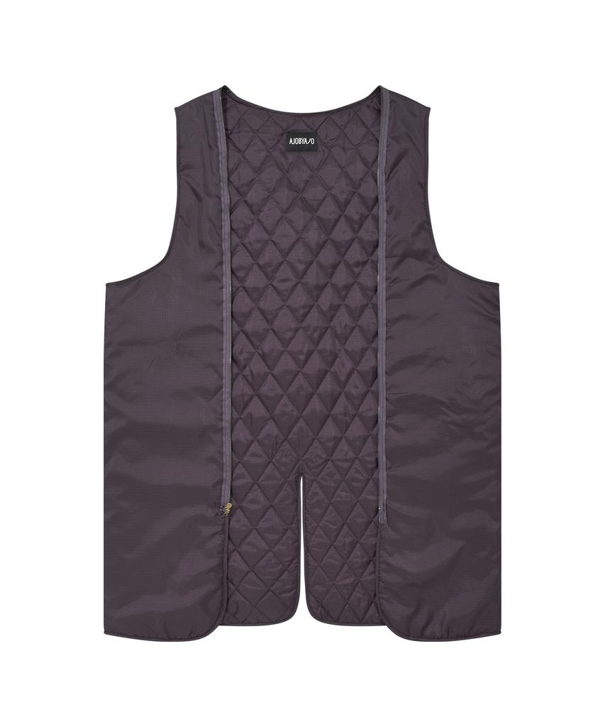 Ajobyajo Washed Cotton Oversized Coat [Purple]