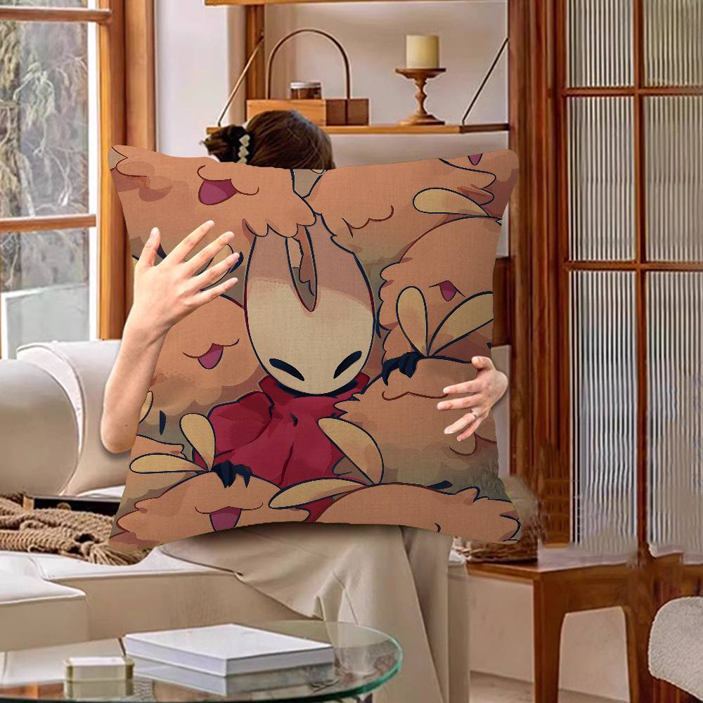 Game Funny Fanart H-Hollow Knight S-Silksong Personalized Pillow Cover Kids Bedroom Wild Party Decor Pillowcase Kid Gift