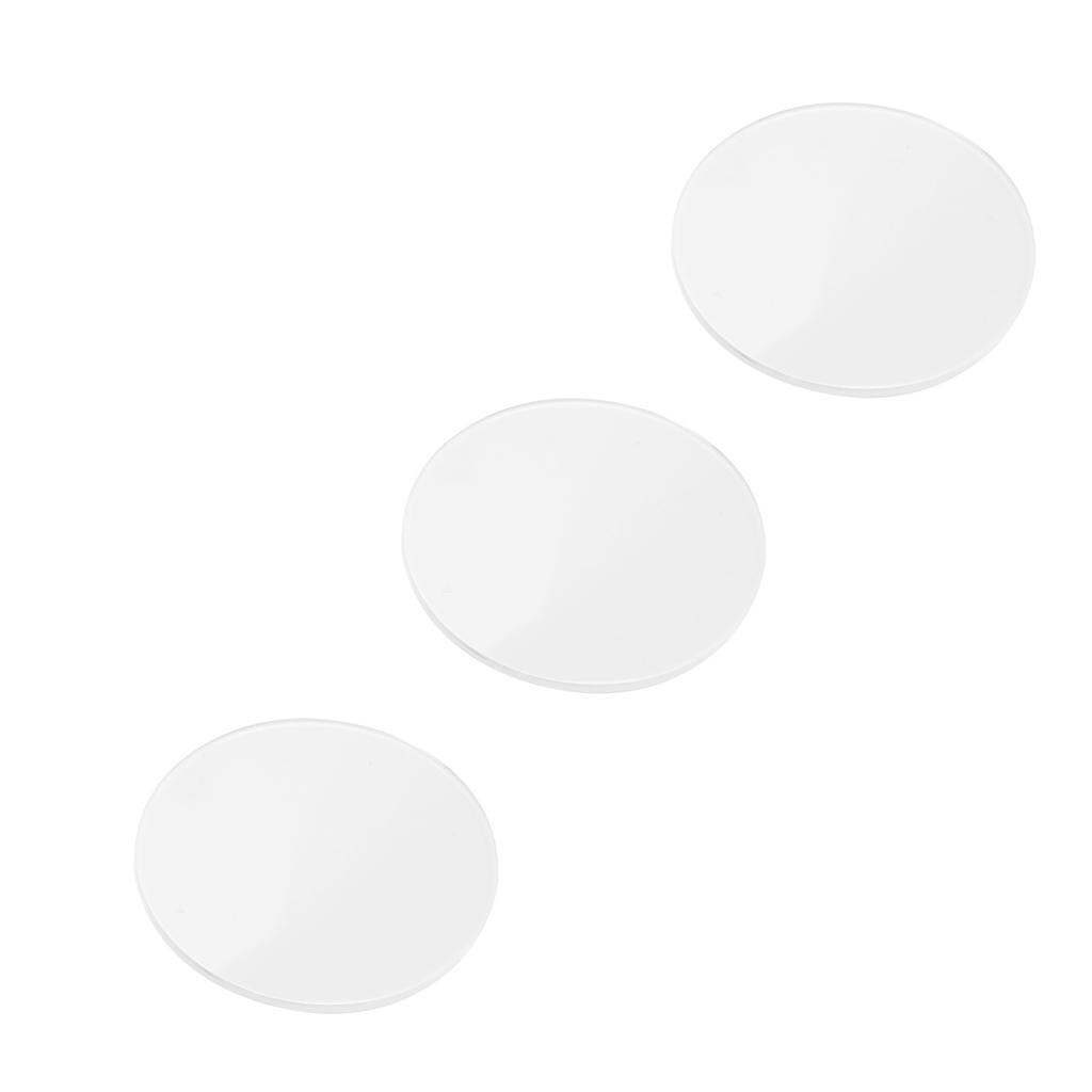 3PCS 37.5mm‑38.5mm Double Domed Watch Crystal Lens Glass Replacement Parts for Watchmaker Repair