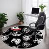 1pc Horror Movie Characters Chair Carpet for Office, Indoor Non Slip Washable Polyester Fiber Carpet, Mat For Office, Machine Washable