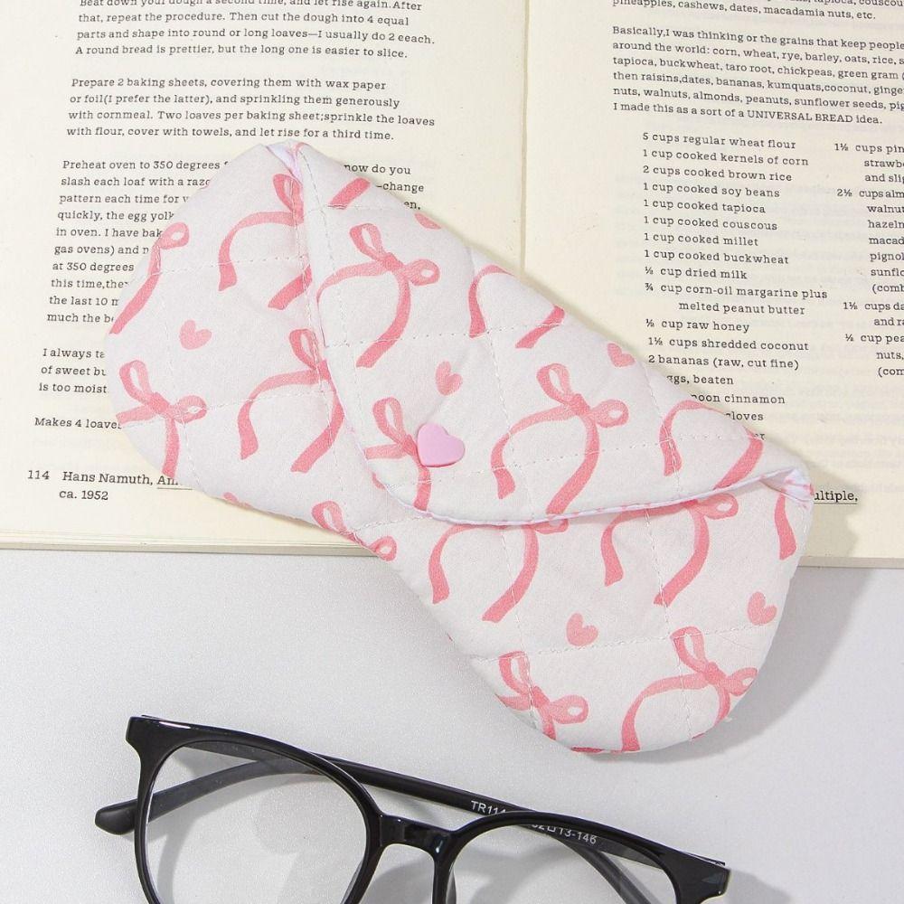 Handmade Fabric Eyewear Storage Bag Anti-Scratch Lipstick Pouch Portable Makeup Brush Bag  Girl