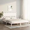 VidaXL Bed Frames White 160x200 Cm Solid Wood 3104879