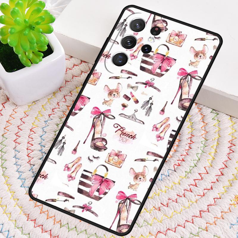 Princess Female Boss Coffee Phone Case For Samsung Galaxy Note 10 Pro S26 S25 S24 S23 S22 Ultra Plus S21 FE S20 Shockproof Cover
