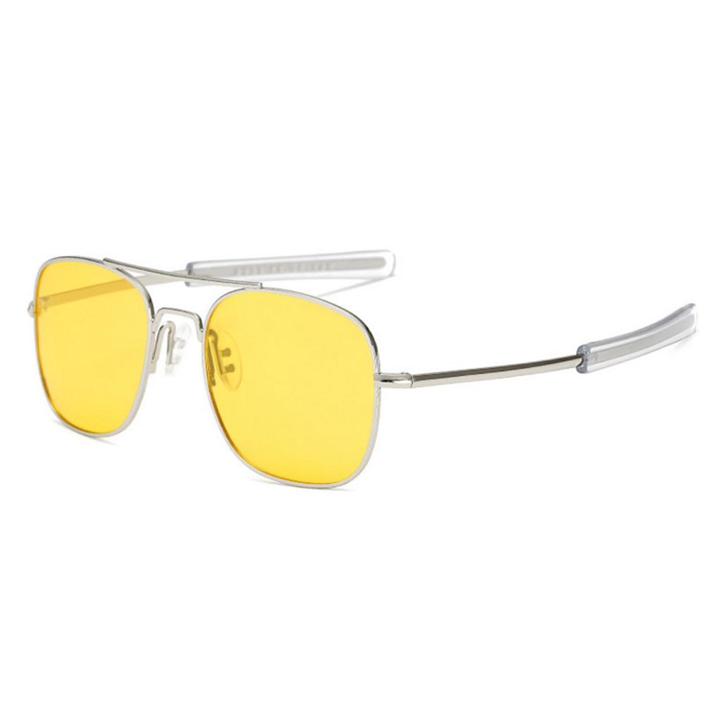 American Polarized Sunglasses Air Pilot Bayonet Temples Wire Spatula Men'S Classic Retro Uv400