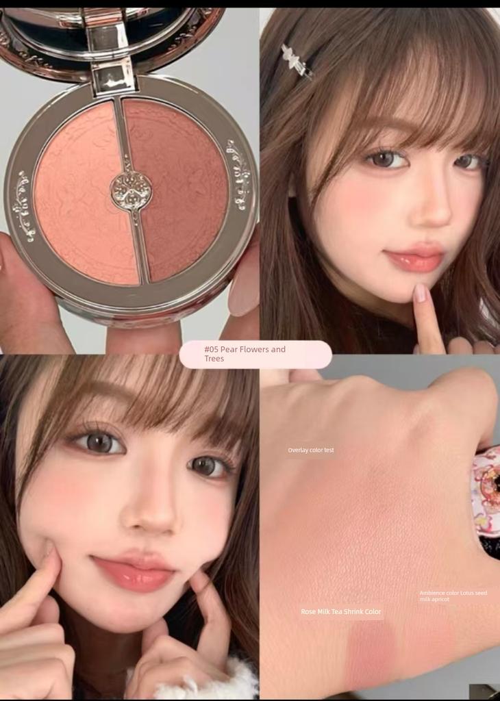New Angel! Flower Know Little Angel Milk Pastry Blusher Expansion Atmosphere Concealer New Embossed Blush