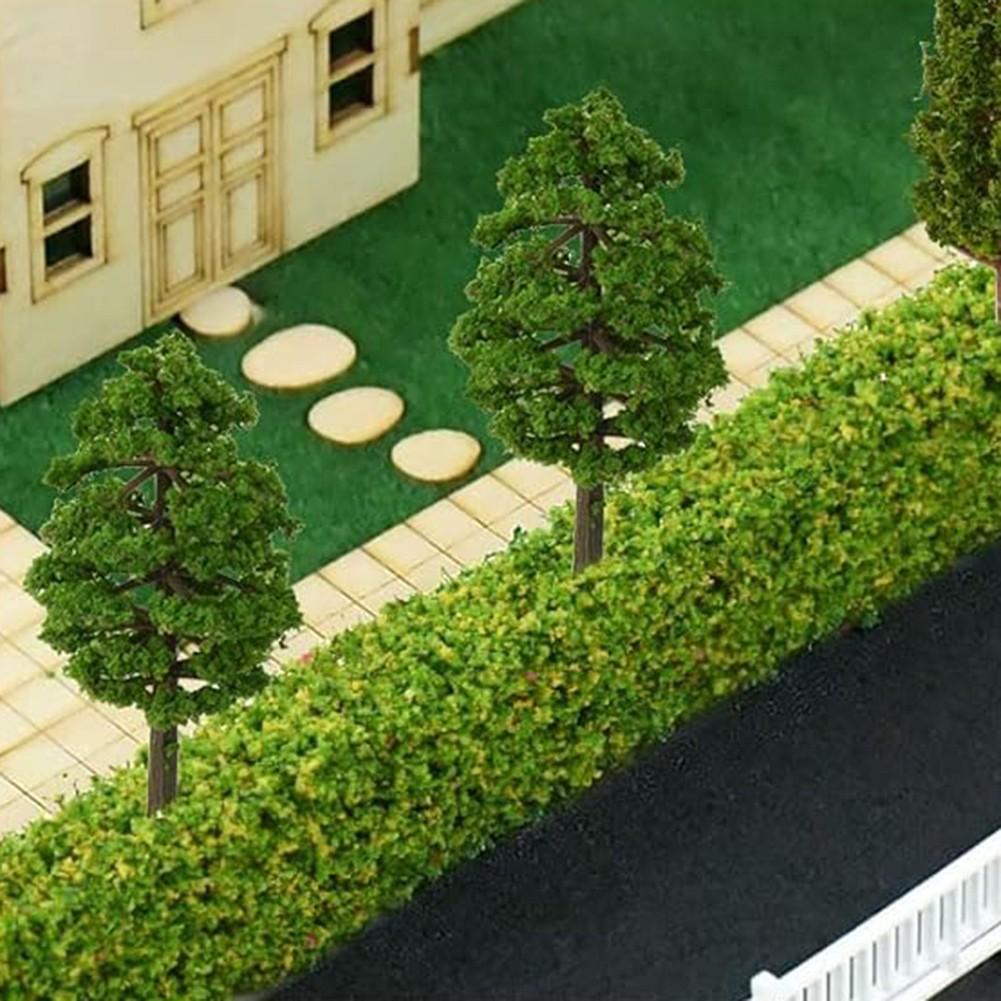 Miniatyrbuskstrimlor Set med 6 st Modellträd för Kreativa Projekt