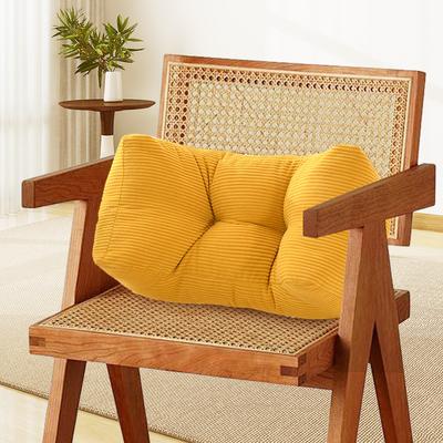 Vintage Style Thickened Multi-Functional Pillow - Hand Wash, Office Chair and Home Decor Polyester Back Cushion, Lumbar Support Nap Pillow