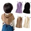 Bear Ear Shape Kids Soft Balaclava Warmer Knitted Beanie Children Pullover Hat Cap Scarf All-in-One Windproof Ski Scarf Hat