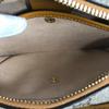 GUCCI 625764 GG Supreme GG logo Clutch bag pouch with handle Beige/Yellow Unused