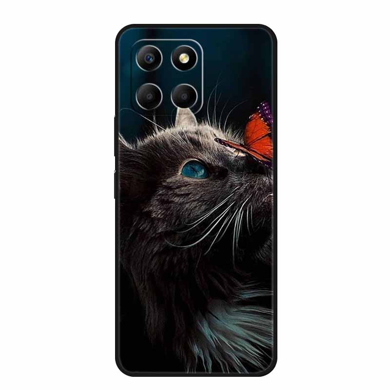 Phone Case For Honor X7d 5G 2025 Back Cover Case X 7 D Shockproof Black Silicone Soft Coque For Honor 400 Smart Play 10T 5G Case