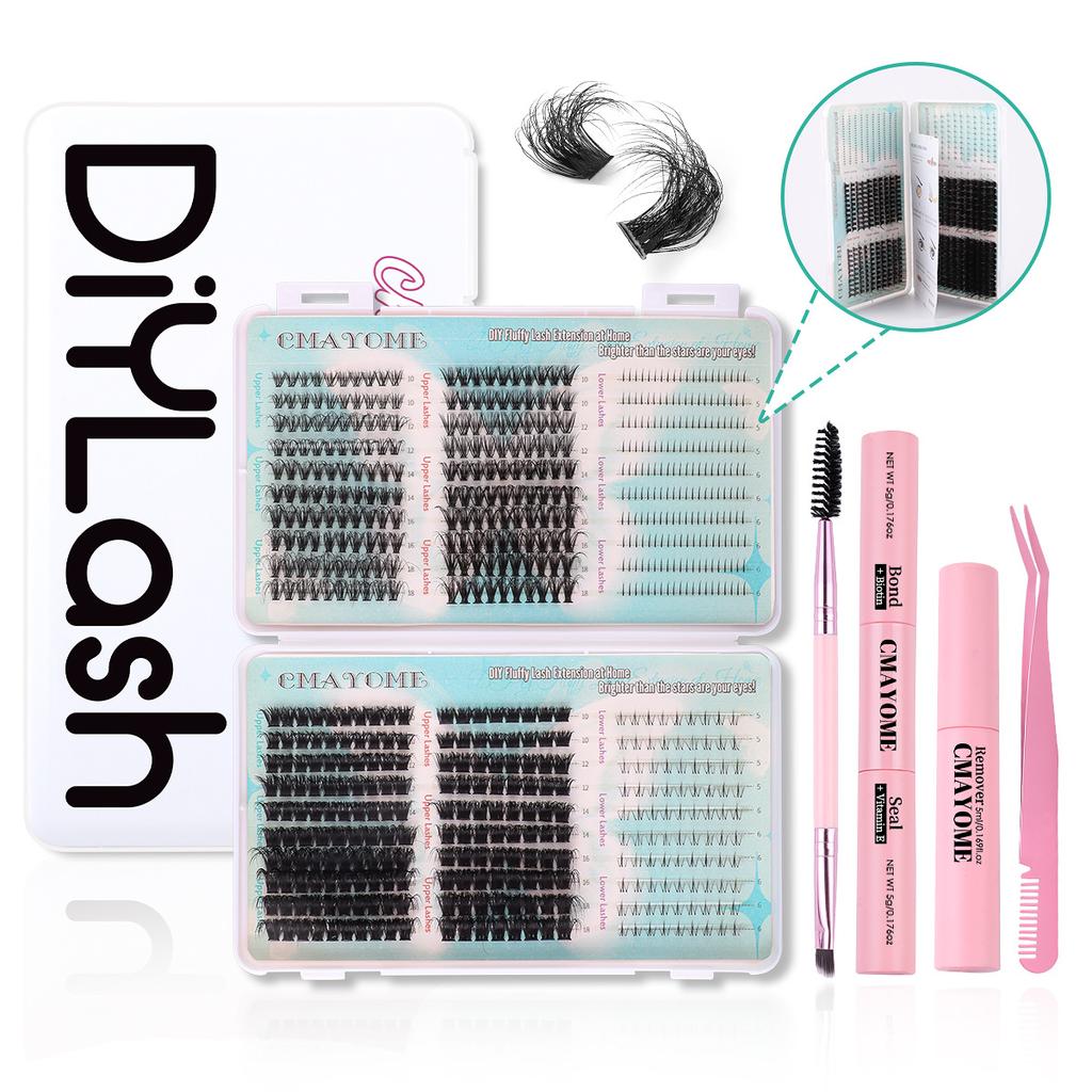 Diy Single Tuft Hair Mix And Match Eyelash Book Fairy Lower Eyelashes Natural Thick D Song Segmented False Eyelashes