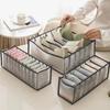 1/3Pcs Underwear Storage Bag Socks Bra Organizer Multiple Compartments Transparent Breathable Mesh Closet Storage Bag
