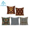 Decorative Throw Pillows Case Blue Geometric Mandala African Style Sofa Cushion Cover For Living Room Decoration