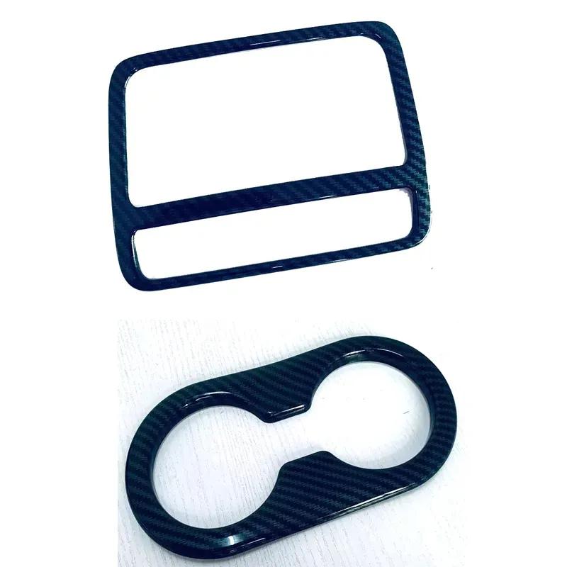 For Mazda CX60 cx 60 2024 ABS Car Interior Rear Seat Car Air Conditioner Outlet Vent Rear Water Cup Holder Cover Trim