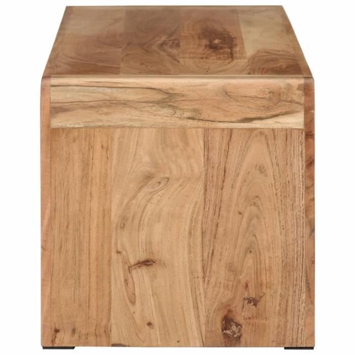 VidaXL Meuble TV 110x33x33 cm bois d'acacia massif 351648