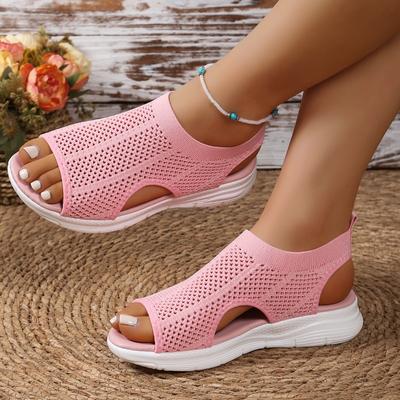 Summer New Breathable Fashion Sandals Women's Soft Sole Comfortable Women's Sports Flats