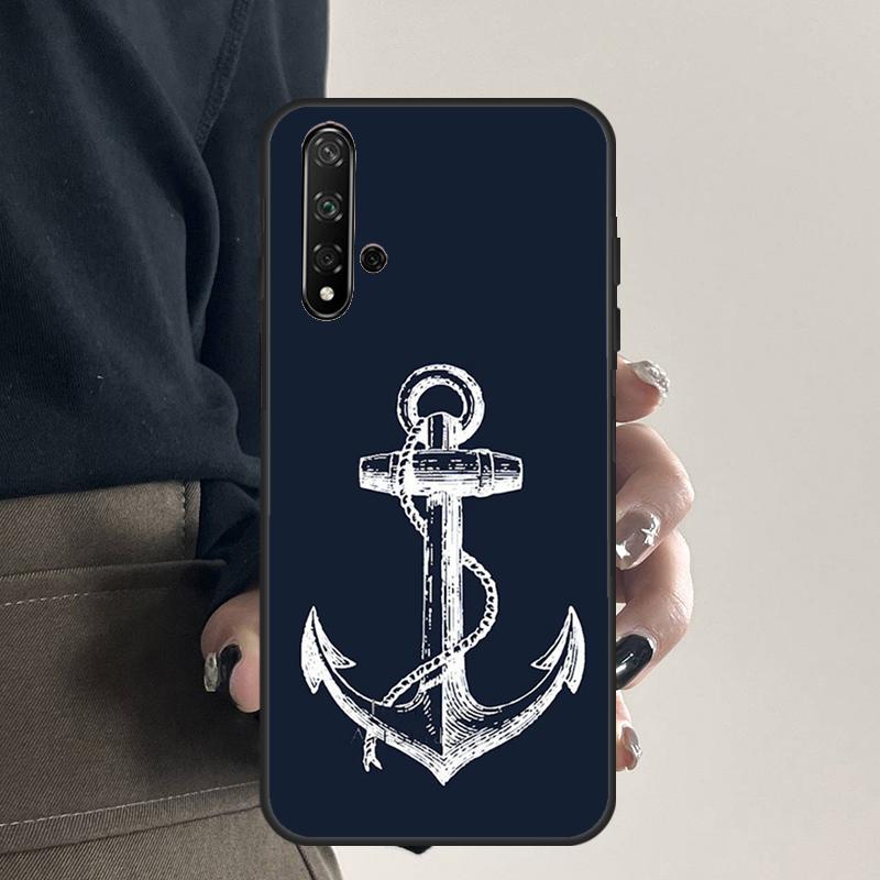 Anchor Sea Beach For Huawei Nova 9 10 SE 5T 12s 12i 11i Y91 Y90 Y60 Y70 Y72 Y61 P20 P40 P30 Lite P60 Pro Case