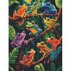 Diamond Painting DIY Kit Colorful Frogs In Rainforest for Home Room Decoration