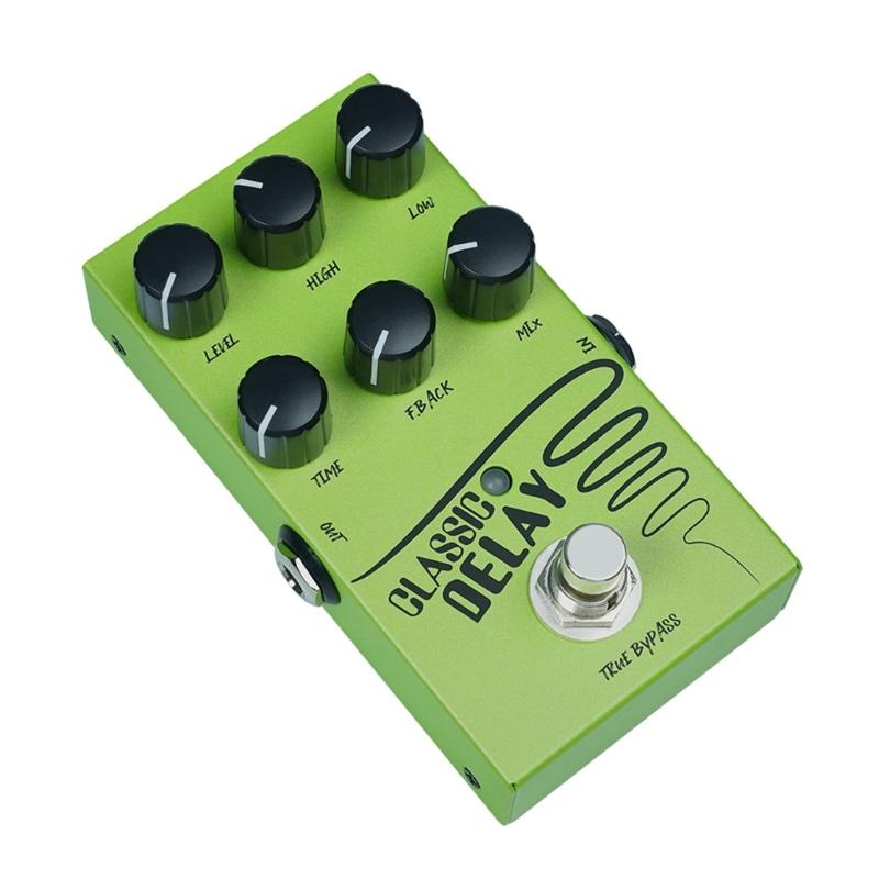 Small Delay Effect Pedal Guitar Amplifier Simulation Pedal Distortion Pedal for Guitarists and Music Creators