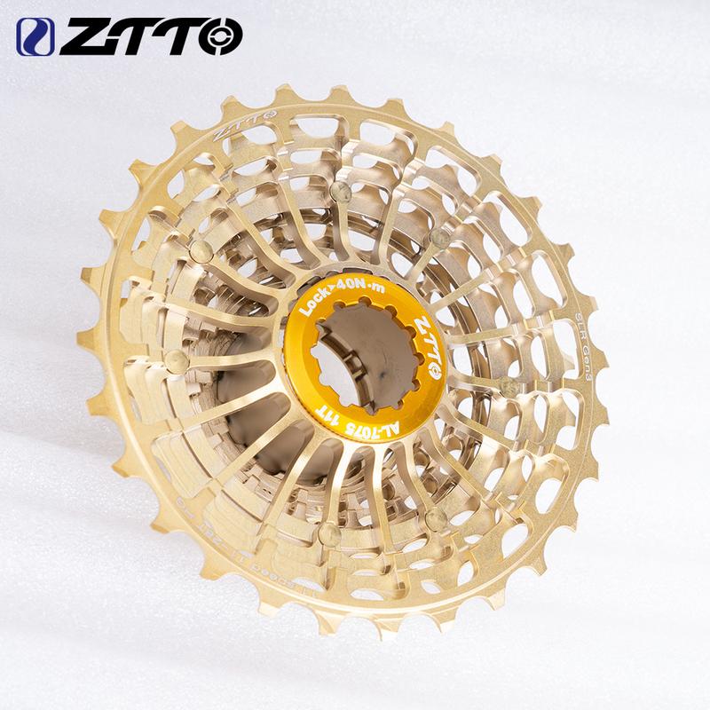 ZTTO Ultralight Road Bike Cassette 11s 12s 11-28/30/32/34/36T HG Freewheel Gold 11 12 Speed 34T ULT Gravel Sprocket 11v 12v K7