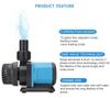 Fish Tank Variable Frequency Adjustable Submersible Pump Pond Large Flow Silent Circulation Pump High Power Pumping Filter Pump