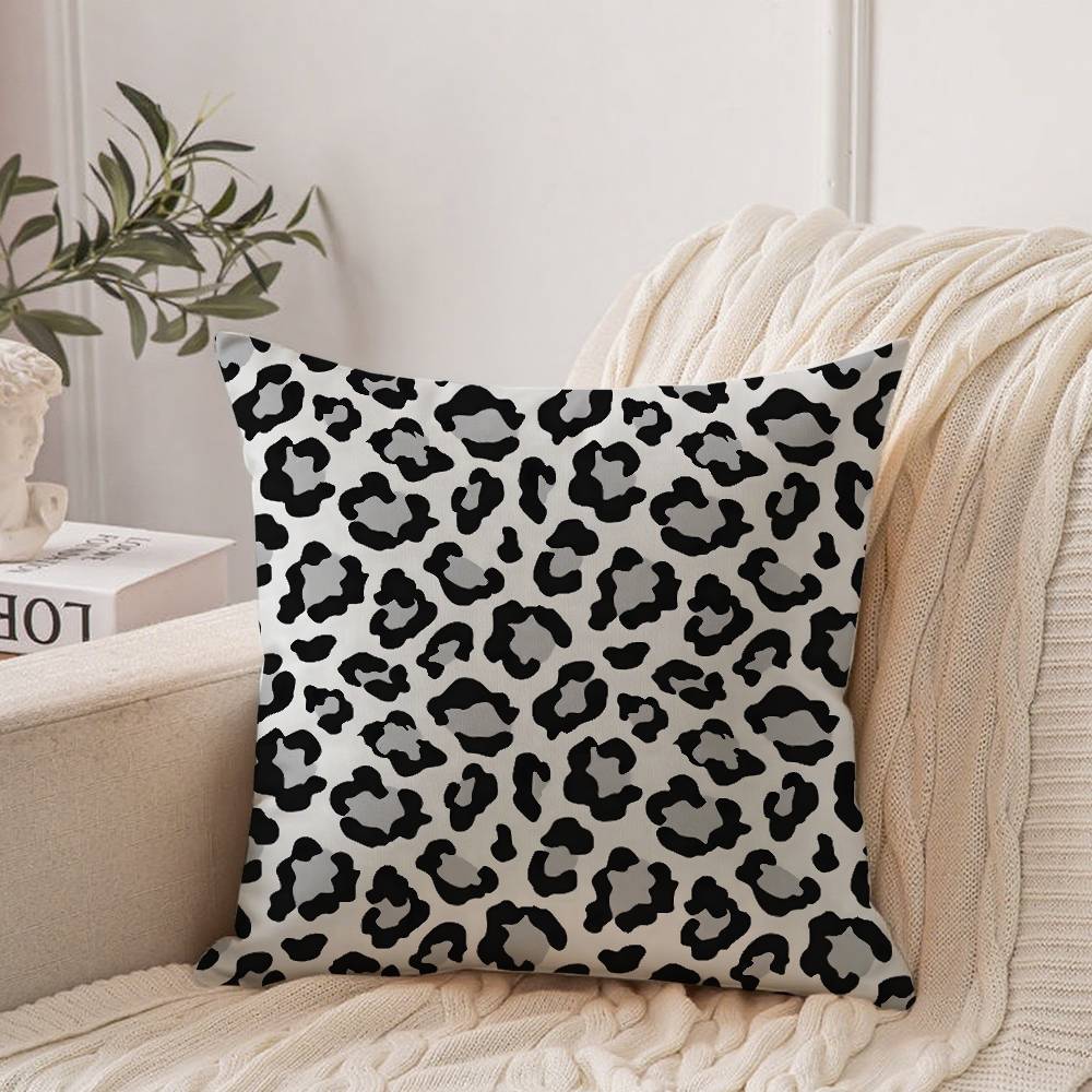 Pink Leopard Pattern Pillow Case Home Decor Throw For Sofa Bed Car Room Decor Gift Idea