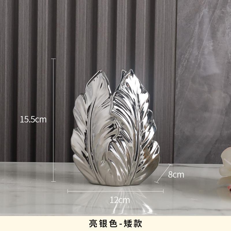 

Роскошные керамические вазы Nordic Light с золотым напылением, индивидуальная гостиная, украшение крыльца, тумба под телевизор, креативный дом