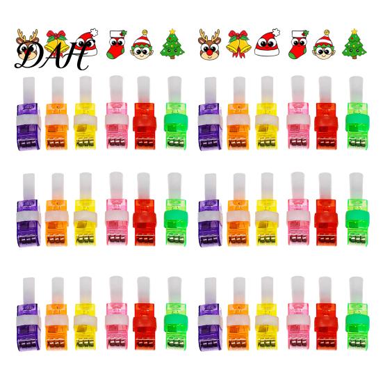 Light Up Finger Rings Christmas Projector Light, Mini Patterns LED Toy for Kids, Tree Party Supplies Ring Projection Xmas Portable Gadgets