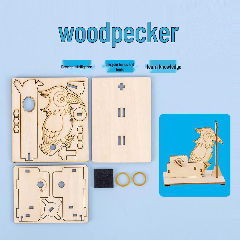 Hand-Cranked Generator DIY Science Kit: Educational Toy for Elementary Students