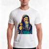 Pope Kyrillous Tshirt Summer Casual Cotton Tee Oversized Streetwear Tops Vintage Graphic Print Loose Fit Short Sleeve
